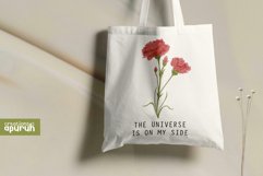 Manifest Quotes with Birth Month Flower Tee 12 Product Image 2