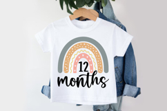 12 Months SVG | Baby Milestone SVG | Baby SVG | Newborn SVG Product Image 3