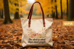 Autumn Floral Motivational Quotes Sublimation 12 Product Image 3