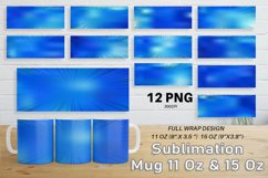 12 Variations Mug Wrap Sublimation Design Comic speed line Product Image 1