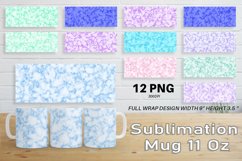 12 Variations Mug Wrap Sublimation Design marble pastel Product Image 1