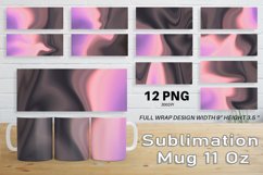12 Variations Mug Wrap Sublimation Design wave Product Image 1