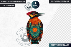 Woodpecker clipart,Native American Zodiac Animal Totem PNG Product Image 1