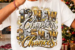 12 New Chapters 365 New Chances 2027 PNG | Inspirational Bla Product Image 3