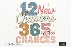 12 New Chapters 365 New Chances PNG Faux Crochet Product Image 5
