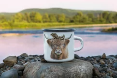 Cow With Glasses Png Farm Sublimation Product Image 3