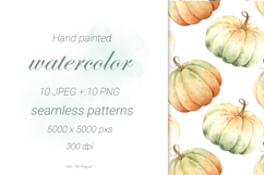 Fall Pumpkins digital paper background Halloween design Product Image 2