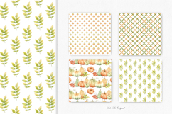 Fall Pumpkins digital paper background Halloween design Product Image 4