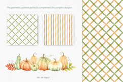 Fall Pumpkins digital paper background Halloween design Product Image 5