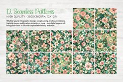Pastel Flourishings Seamless Patterns Product Image 6
