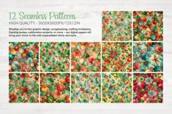 Christmas Alcohol Ink Seamless Patterns Product Image 6