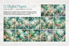 Enchanted Garden Library 12 Digital Papers Product Image 6
