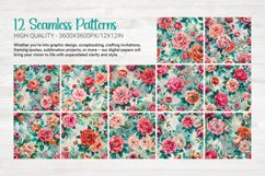 Vibrant Flowers Seamless Patterns Product Image 6