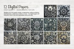 Floral Lullaby 12 Digital Papers Product Image 6