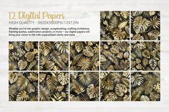 Golden Nature 12 Digital Papers Product Image 6