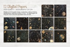 Celestial in Vintage 12 Digital Papers Product Image 6