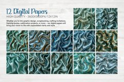 Teal Silky Textures 12 Digital Papers Product Image 6
