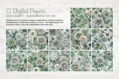 Greyscale Garden 12 Digital Papers Product Image 6