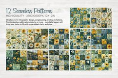 Quilted Meadow Seamless Patterns Product Image 11