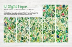 Botanical Bliss 12 Digital Papers Product Image 6