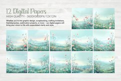 Pastel Meadow 12 Digital Papers Product Image 6