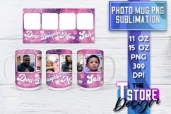Photo Mug Sublimation PNG Design | Photo 11 oz |15 oz Mug S Product Image 1