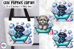 Cute Puppies Clipart | Dog Lover Adorable Illustration Product Image 1