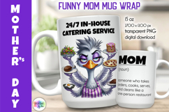 Funny Mother Day Mug Wrap, MOM Humour Mug Prints Bundle Product Image 12