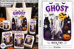 Funny Halloween Skeleton Tarot Card Bundle PNG Product Image 9