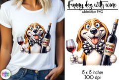 Funny Dog Sublimation Bundle, Funny Wine Quotes Bundle Product Image 15