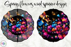 Spring Flowers Wind Spinner | Wildflowers Wind Spinner Print Product Image 1