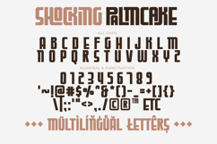 Shocking Palm Cake - All Caps Sans Font with Ligature Product Image 12