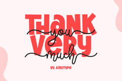 Thick Lover - Cute Display and Script Font Duo Product Image 12