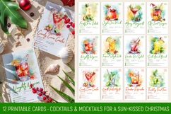 Christmas in July Cocktail Cards Recipe Product Image 1