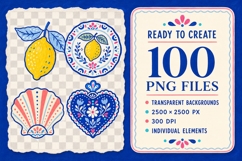 Dolce Riviera Mediterranean Folk Clipart Bundle Product Image 12