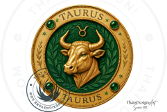 Renaissance Zodiac signs Clipart Set, Astrology, horoscope Product Image 7