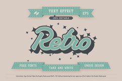 5 Retro Editable Text Effects, Graphic Styles Product Image 8