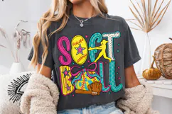 Retro Softball PNG, Softball Mama PNG, Game Day Softball PNG Product Image 2