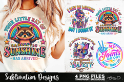 Funny Skeletons Sarcastic Retro PNG Sublimation Product Image 5