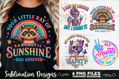 Funny Skeletons Sarcastic Retro PNG Sublimation Product Image 7