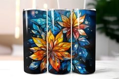 Stained Glass Christmas Skinny Tumbler Wrap Bundle Product Image 3