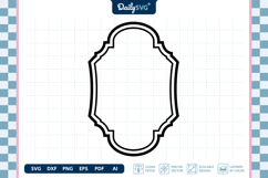 Vintage Label Frame SVG Product Image 1