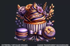Happy Womens day Cupcake Clipart, 8th of march, Woman power Product Image 2