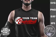 Basketball Shirt Svg | Basketball Svg | Basketball Mascot 12 Product Image 1
