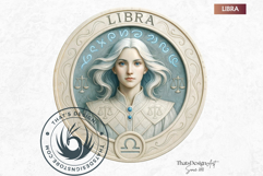 Elemental Zodiac Clipart Rune Stone Horoscope Graphics PNG Product Image 10