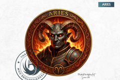 Guardian of the Zodiac Clipart Set, Astrology,horoscope sign Product Image 6