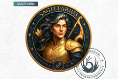 Guardian of the Zodiac Clipart Set, Astrology,horoscope sign Product Image 7