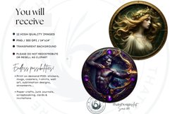 Zodiac signs Clipart Set, Astrology, horoscope sublimation Product Image 2