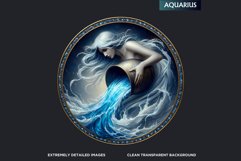 Zodiac signs Clipart Set, Astrology, horoscope sublimation Product Image 3