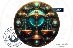 Zodiac signs Clipart Set, Astrology, horoscope sublimation Product Image 8